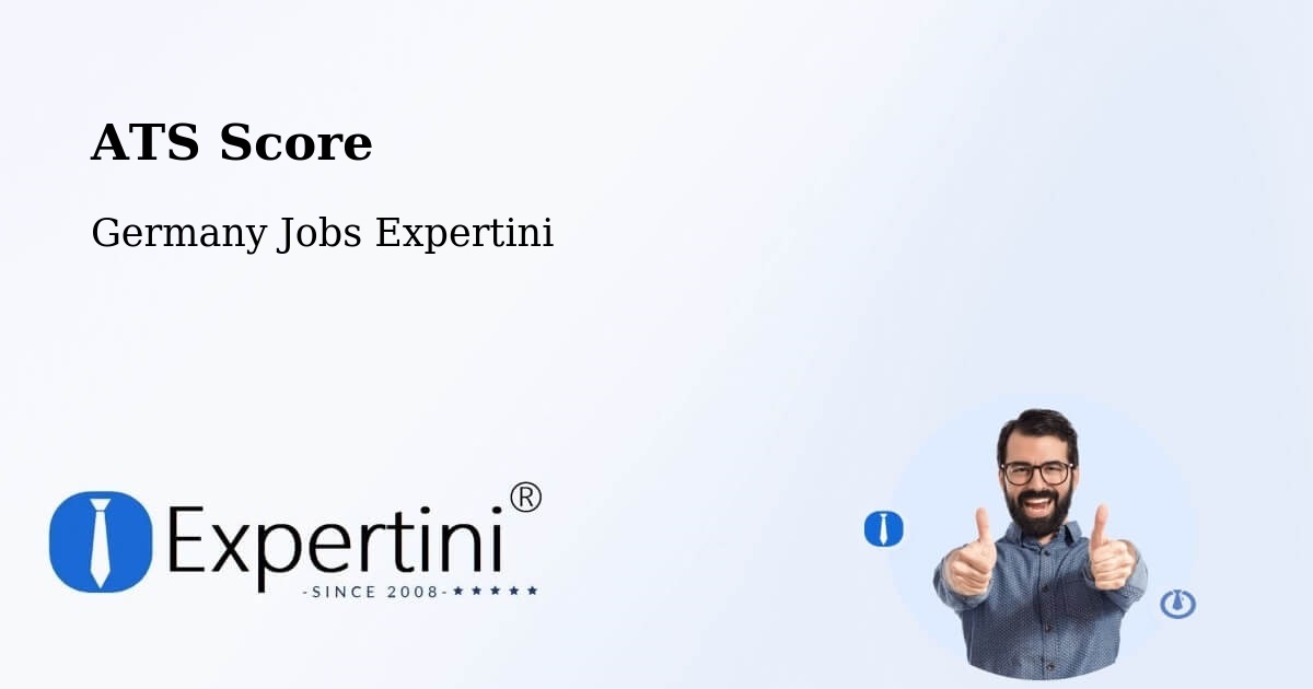 Resume ATS Score & Job Description Match Tool – Usingen - Germany Jobs Expertini
