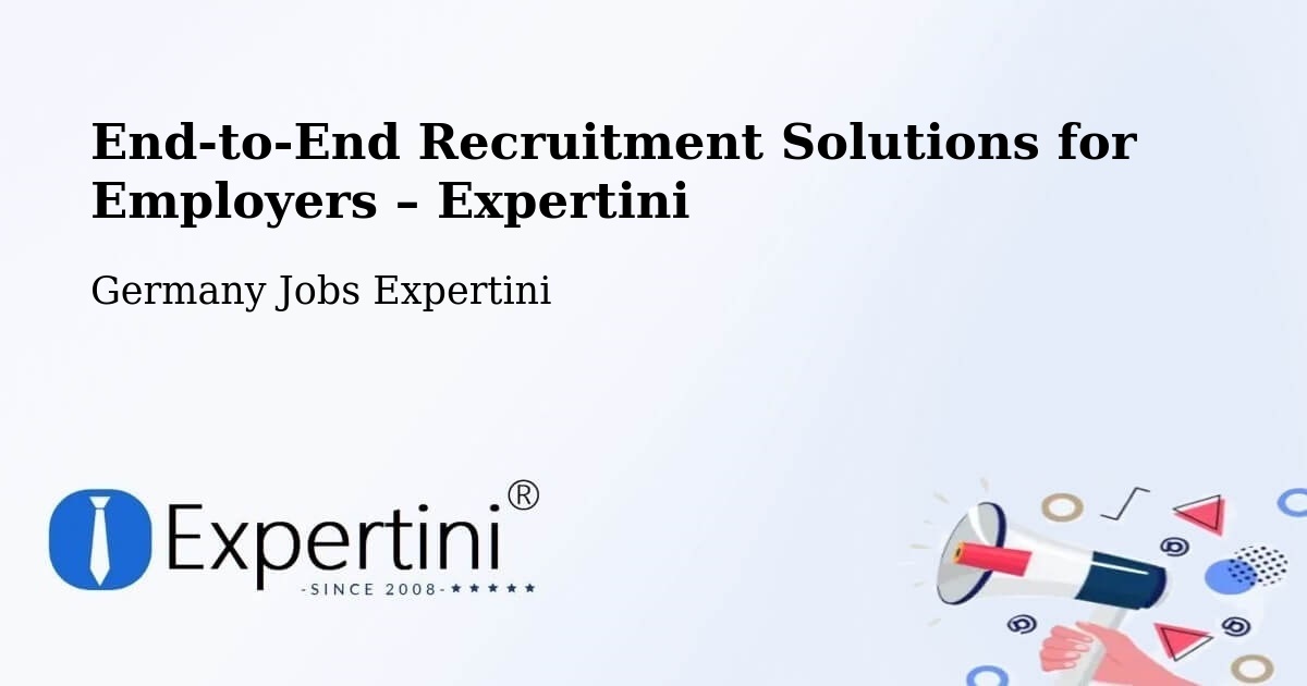 Recruitment Solutions for Employers – Usingen - Usingen, Germany Jobs Expertini