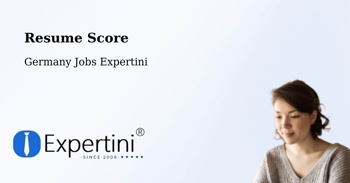 Resume Score & Job Description Match Tool – Usingen - Germany Jobs Expertini