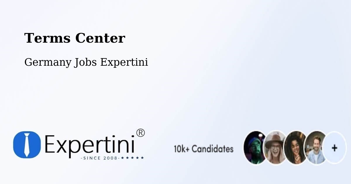 Terms of Service – Usingen - Germany Jobs Expertini